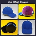 thumbnail image 4 of Yazoeia Set of 3 Inflatable Hat Holders with Air Pump Hat Display Stands Hat Storage Racks Hat Inner Support Caps Organizer Hat Shaper Insert Dome for Cloakroom Decoration White+Gold+Blue, 4 of 8