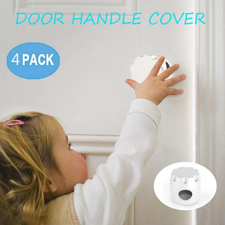 Grease Monkey Glove 4PC Door Knob Locks Child Proof Doors