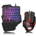 thumbnail image 1 of One Hand Game Mouse and Keyboard Bat Pattern for Game, 1 of 4