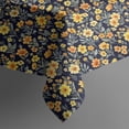 thumbnail image 5 of Pioneer Flower Floral Print Pattern Square Tablecloth, Waterproof Wipeable Spillproof Washable Table Cover for Home Kitchen Party and Daily Decor 42"x42", 5 of 6
