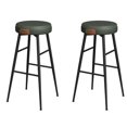 thumbnail image 1 of Collection - Bar Stools Set of 2, Bar Height Bar Stools, Kitchen Counter Stools,Forest Green, 1 of 10