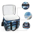 thumbnail image 6 of FORMRS Insulated Cooler Bag 24 Cans Capacity Soft Leakproof Lunch Box with Side Pockets, Floral Moon, 6 of 7