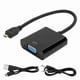 thumbnail image 2 of Adaptador de video micro hd mi a vga, confuente de alimentación para 4b, soporte 1080p, hdcp, enchufe chapado en Oro de 24k, Transmisorio de Alta Definición, Plug and Play,, 2 of 7