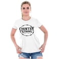 thumbnail image 3 of Country Strong Logo Western Cowboy Womens Fitted Plus Size Graphic Tee Brisco Brands 3X, 3 of 5