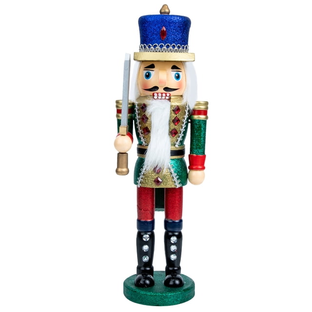 MasteelfCA Wooden Soldier Model Nutcracker Figurine Xmas Nutcracker Adorn Desktop Nutcracker Decor