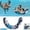 blue, variant on 2Pcs Inflatable Pool Noodles for Adults, Large Heavy Duty Floating Pool Lounger Pool Float Loungers, Swim Noodles for Pool, Beach, Lake, Water Games, Summer Party