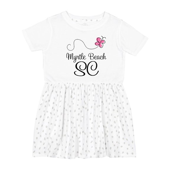 Inktastic Myrtle Beach South Carolina Girls Toddler Dress