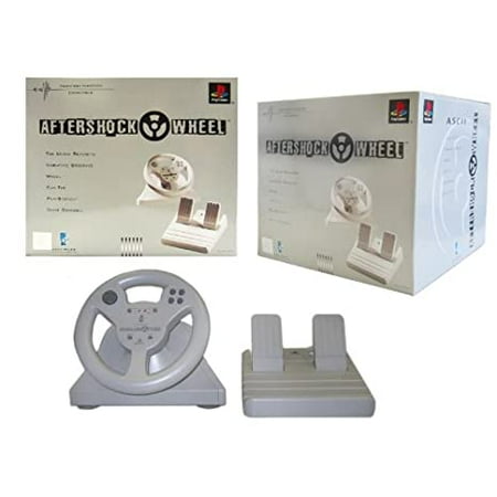 ASCII AfterShock Steering Wheel PS2