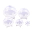 thumbnail image 2 of Siaonvr 5 Size Silicone Round Ball Resin Mold Pendant Mold Making Craft DIY, 2 of 6