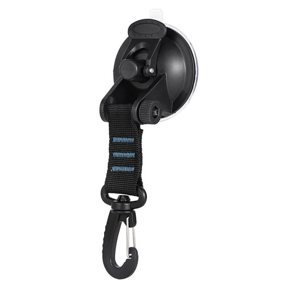 Yuarrent Paquete de 4 carpas para vehículos, ventosa portátil, hebilla de mosquetón, gancho de seguridad, accesorio de amarre, toldo, carpas Tipo 3