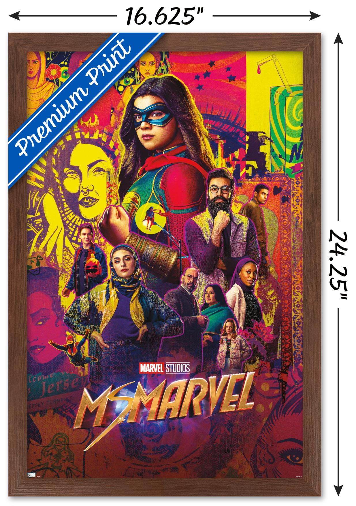 Marvel Ms. Marvel - One Sheet Wall Poster, 22.375