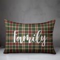thumbnail image 2 of Creative Products Family in Teal 14x20 Spun Poly Pillow, 2 of 2