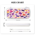 thumbnail image 4 of Leafs Doodle, Carrying Case For Nintendo Switch & OLED Version, Eva Lightweight Shockproof Protective Pouch Case for Game Console & Accessories with 10 Game Card Slot & Wristband, White, 4 of 6