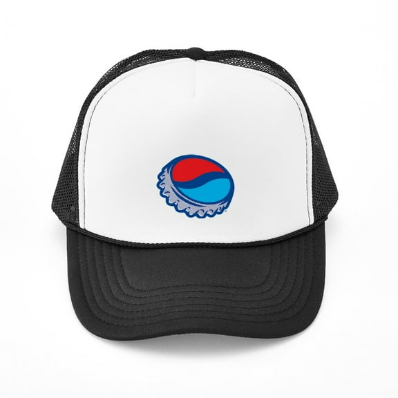 CafePress - Pepsi Blue - Adjustable Unisex Printed Trucker Hat with Mesh Back