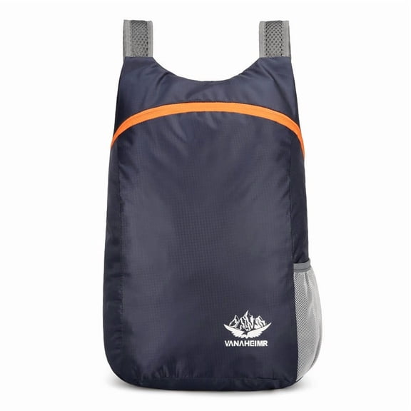 Foldable Backpack for Travel and Hiking Comfortable and Rucksack for Women and Men(Dark Blued)