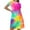Style 4, variant on GERsome Girls Summer Dresses Short Sleeve Crewneck T-shirt Dresses Loose Beach Party Sundress Size 4-14 Years