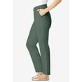thumbnail image 3 of Woman Within Plus Size Adjustable Waist Straight-Leg Chino, 3 of 4