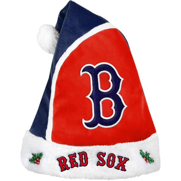 Forever Collectibles MLB 2015 Santa Hat, Boston Red Sox