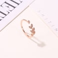 thumbnail image 4 of Xihbxyly Anillo de Moda, Diseño de Hoja de Diamante Móvil, Joyería de Aleación Única, Estilo Llamativo, Accesorio Elegante para Cualquier Ocasión, Regalo Perfecto para Mujeres, Empaque Opp Incluido., 4 of 6