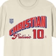 thumbnail image 7 of USSF X USMNTPA Christian Pulisic 10 Logo Icons Adult Natural Crew Neck Short Sleeve T-shirt-3XL, 7 of 7