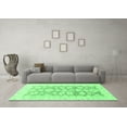 thumbnail image 3 of Ahgly Company Indoor Rectangle Oriental Emerald Green Traditional Area Rugs, 6' x 9', 3 of 4