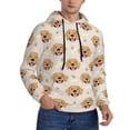 thumbnail image 2 of Lsque Labrador Retriever Dog Pattern Casual Men's Hoodie,Hooded Sweatshirt with Kangaroo Pocket,Pullover Hoodie-X-Large, 2 of 7