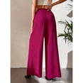 thumbnail image 5 of LEKODE Pant Straight Leg Pants Pants for Women Loose Fit Running Pants Women Golf Pants High Waisted Pants for Women Travel Pants Women Plus Size Pants Hot Pink L, 5 of 5