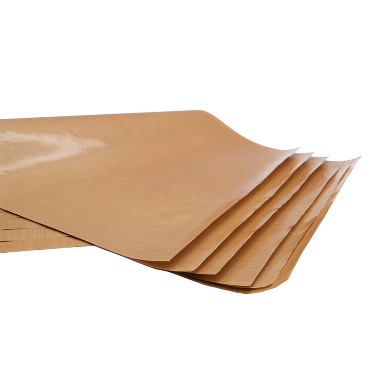 Calca 6 Pack PTFE Teflon Sheet Non Stick PTFE Coated Fiberglass Fabric Heat  Transfer Paper Reusable 5 Mil 