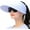 Black, White, variant on Wide Brim Sun Visor Hat for Women, UPF50+ Seamless Sun Hats Lightweight Sports Cap Foldable Ponytail Hat for Outdoor UV Protection Beach Cap