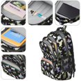 thumbnail image 4 of Patterned Cat Silhouette Black Pattern Cute School Backpack Bag with Padded Back and Adjustable Shoulder Straps 16.9 X 12.6 X 5.9 Inches, 4 of 5