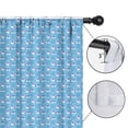 thumbnail image 4 of Blackout Kids Curtains,Blue Cartoon Unicorn Pattern Childrens Insulated Curtains Set Of 2,Bedroom Essentials,Toddler Room Decor 42"x54", 4 of 5