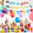 thumbnail image 4 of Banner de cumpleaños Toy Story JEHWAEEN con banderines con brillo, 4 of 7
