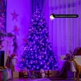 thumbnail image 4 of Costway 7ft Pre-lit Halloween Christmas Tree with 500 Purple LED Lights, 4 of 12