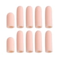 thumbnail image 1 of EeaseMX 10 protectores de dedos de gel de silicona para el dedo del pie, separadores y protectores para piel agrietada, callos, ampollas y callosidades, talla L, 1 of 7