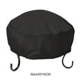 thumbnail image 4 of Injueey Cubierta protectora transpirable segura para muebles de exterior, cubierta redonda duradera y Flexible para fogones, tamaño Jardín y Patio negro 122*46CM, 4 of 6