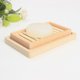 thumbnail image 1 of ELAYARD Wood Soap Dish Beige Con Para Drenaje Mejorado Y Para Y Cocina, 1 of 8
