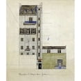 thumbnail image 2 of London Elevation of Proposed Studio 1920 Poster Print by Charles Rennie Mackintosh, 2 of 2