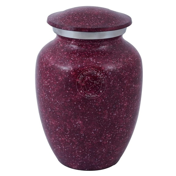 Aluminum Peaceful Pet Memorial Cremation Urns for Dogs and Cats Ashes - Keepsake Human Ash Cremation Urn - Funeral Urn (45 Cubic Inches, Granite - 3)