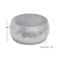 thumbnail image 5 of DecMode Tambour en Aluminium Argent Moderne 14 x 30 Pouces, 5 of 5