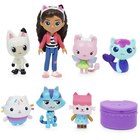 Gabby’s Dollhouse, Deluxe Figure Gift Set with 7 Toy Figures and Surprise Accessory, Kids Toys for Ages 3 and up