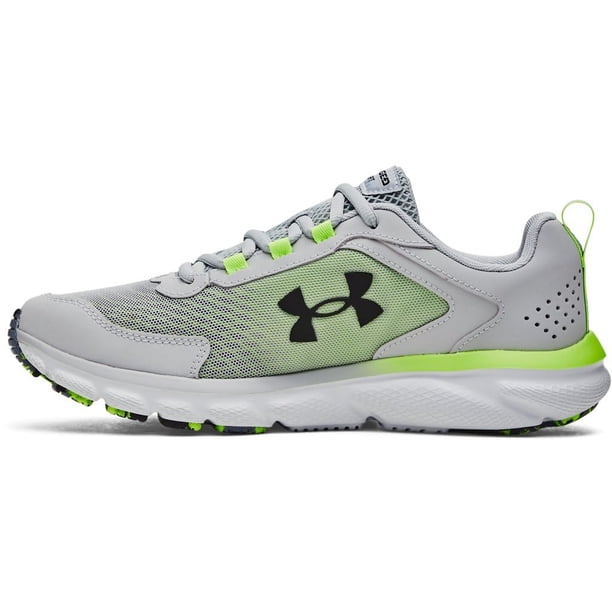 Zapatillas para correr Under Armour Charged Assert 9 para hombre gris lima talla 11.5