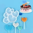 thumbnail image 2 of HomeLife Silicone Mold Heart Shaped Safe to Touch Baking Eco-Friendly Clouds Flower Shaped Silicone Molds for Kitchen, 2 of 13