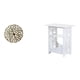 thumbnail image 1 of Escultura para colgar en la pared,Decoración de pared de metal para sala de estar,dormitorio y exterior.,Mesa auxiliar,Mesa auxiliar para sofá,mesa auxiliar,mesita de noche,oficina,Mesa de, 1 of 8