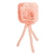 thumbnail image 2 of Ventilador de escritorio con 3 velocidades, luz LED, trípode flexible, portátil, para cochecito de bebé, cuadrado, rosa, 2 of 14