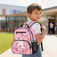 thumbnail image 3 of KUIFORTI Floral Axolotl Toddler Backpack Boys Kids School Bag with Adjustable Straps Multiple Organizer Pockets for Preschool Kindergarten Back to School Gifts, 3 of 7