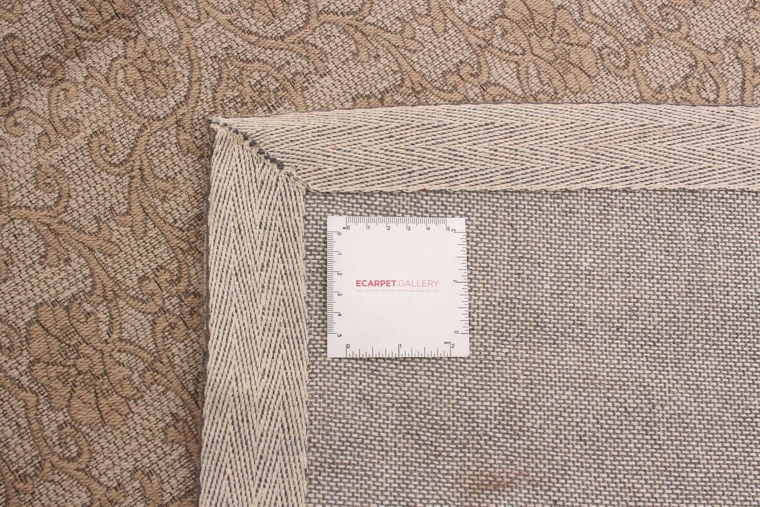 ECARPETGALLERY 4'9" x 6'9" Contemporary Collage Handmade Area Rug for Living Room