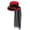 Red, variant on yotijay Steam Punk Silk Hat Jazz Hat With Goggles for Roll Plame Promen Holiday Carnival Black