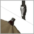thumbnail image 3 of California Umbrella Olefin 9' Bronze Round Autotilt Aluminum Patio Umbrella, Straw, 3 of 5