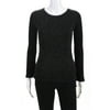 Pre-owned|Catherine Catherine Malandrino Bell Sleeve Rib Knit Sweater Black Size Small