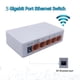 thumbnail image 4 of 5 Port 1000Mbps Gigabit Network Switch Ethernet Smart Switcher High Performance RJ45 Hub Internet Splitter US Plug, 4 of 5